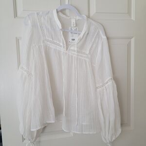 H&M Elegant White Women's Top